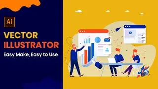 Vector Flat design Tutorial for Beginners | Adobe illustrator tutorials 2020