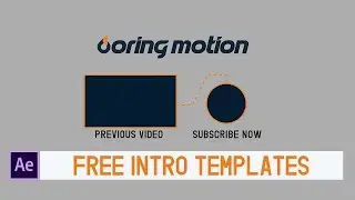 5 New End Screen Template for YouTube - Free After Effects Templates - Part 8