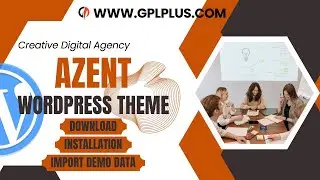 Azent - Creative Digital Agency WordPress Theme , Download , Installation & Import Demo Data