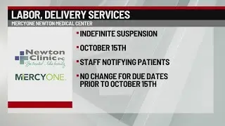 MercyOne Newton Medical Center suspends labor and delivery program