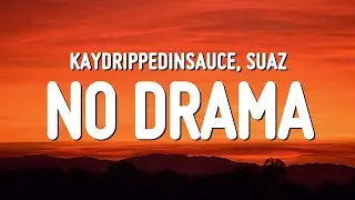 Kaydrippedinsauce & Suaz - no drama (Lyrics)