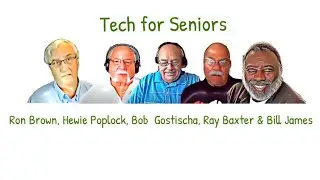 Tech for Senior- Live   June 1 2023