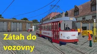 Open Rails: Tramvaje Olomouc - Zátah do vozovny (cabview)