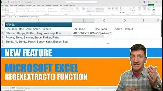 REGEXEXTRACT - Microsoft Excels New Regular Expression Function
