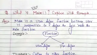 main function in C/C++ programming | main() in c/c++ in hindi