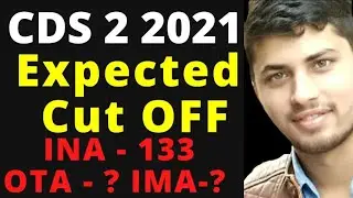 CDS 2 2021 Expected Cut off OTA IMA INA AFA | Gov Exam Funda |