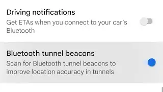 How to enable Bluetooth Tunnel Beacons on Google Maps on your Android phone for better navigation