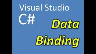 C# Visual Studio Data Binding