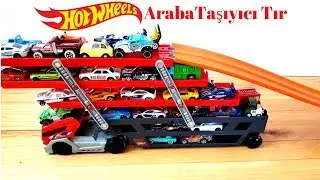 🚗Hot Wheels Araba Taşıyıcı Tırına Hot Wheels arabalarını yükleme Yeni Hot Wheels paket açma 🚒🚓