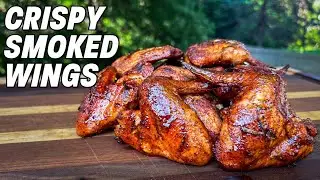 CRISPY Smoked Chicken Wings On A Pellet Grill | Ash Kickin' BBQ