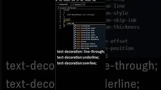 Learn to decorate text with CSS..💯‼️#shorts #css #html #coding