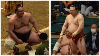 Tochinoshin resumes training; Enho's injuries relapse