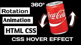 Create 3D Rotation Effect Using CSS | Step-by-Step Tutorial 