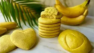 Пряники СЛИВОЧНЫЙ БАНАН | БАНАНОВЫЕ ПРЯНИКИ | Пряничное Тесто | BANANA COOKIES