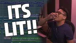 MAKING SUPER FIRE BEATS IN FL STUDIO.... also im drunk