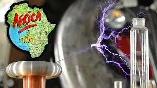 Africa by ToTo Played on a Tesla Coil