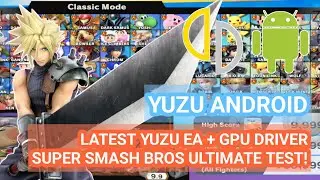 YUZU ANDROID EA - SSB ULTIMATE GAMEPLAY | DEFAULT SETTINGS | SD870 | M TURNIP V23.2.0 R3