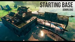 Valheim - EPIC STARTER HOUSE/BASE (Showcase & Download)