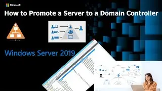 How to Promote a Server to a Domain Controller. #domaincontroller #server