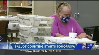 Ballot counting starts Tuesday