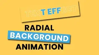 Text Background radial animation | Pure CSS Animation