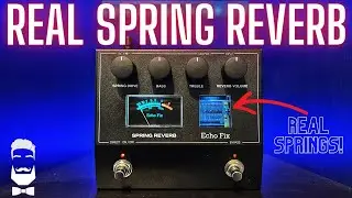 Echo Fix EF-P2 REAL SPRING REVERB TANK In Pedal Size! No Reverb In Your Amp? No Problem.