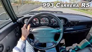 1995 Porsche 911 Carrera RS - Driving the Rare 993 Lightweight (POV Binaural Audio)