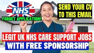 UK Care Support Jobs With Free Sponsorship: Send Email Now! No Visa Application: No IELT, No Degree