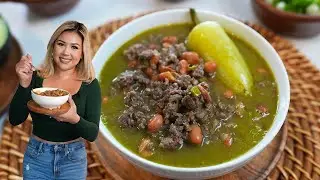 Next Time You Have Ground Beef and Beans, Make This Delicious TRADITIONAL Caldillo Verde de Frijoles