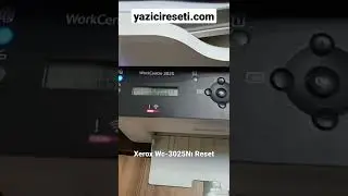 xerox 3025 Reset Firmware