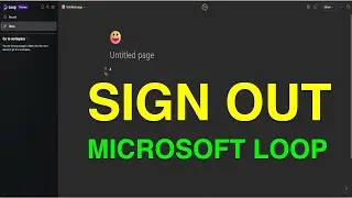 How to Sign Out Microsoft Loop