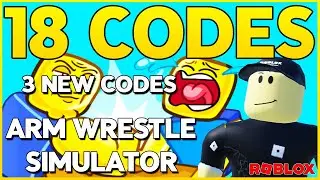 ✅3 NEW✅18 WORKING CODES for💪ARM WRESTLE SIMULATOR💪World 6💪Roblox September 2023💪Codes for Roblox TV