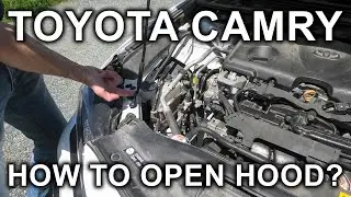 Toyota Camry (2018-2024): How To Open Hood?