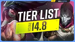 NEW TIER LIST for PATCH 14.8 - League of Legends