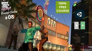 Unity Movement Animations | Unity 3d GTA Vice City 2 Mobile Game Development Course 2024