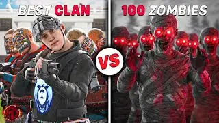 Can 100 Zombies Defeat the BEST CLAN in Rust? (ft. Blooprint)