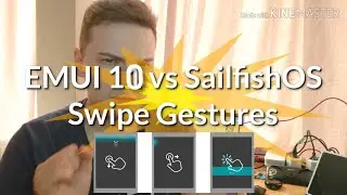 EMUI 10 vs SailfishOS Swipe Gestures