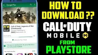 How To Download COD Mobile From Playstore | Call Of Duty Mobile On Playstore Download