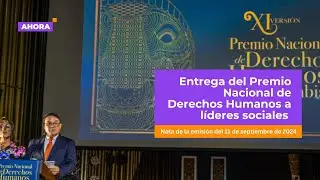 Entrega del Premio Nacional de Derechos Humanos a líderes sociales | Derechos Humanos