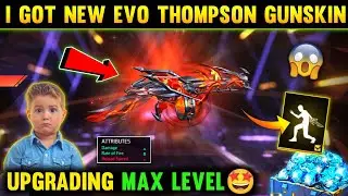 I Got Evo Thompson Gunskin🤩- Upgrading Max Level | Free Fire New Event | Evo Thompson Skin Free Fire