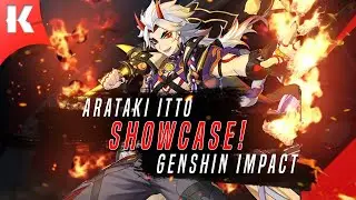 Wenn man den Hype nicht im Griff hat! | Arataki Itto Showcase | Genshin Impact Charakter