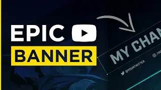 How To Make A Banner For YouTube! Photoshop Channel Art Tutorial (2020)