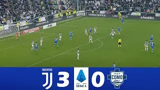 Juventus vs Como 3-0 | 2024 Serie A | Match Highlights