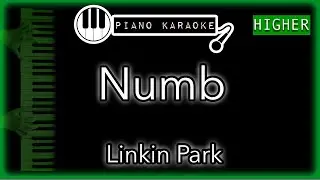 Numb (HIGHER +3) - Linkin Park - Piano Karaoke Instrumental