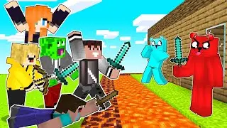 WOJANOWICE vs TAJNA BAZA w Minecraft 🔴🟡🟣