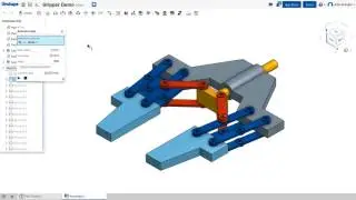 Onshape Project- Robot Gripper - Step 8 - Animate the Gripper Movement