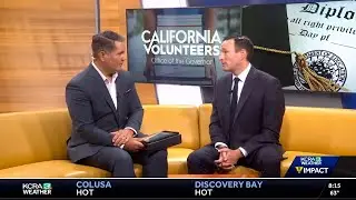 KCRA 3 News Invites CSO Josh Fryday to Discuss Year Three of College Corps