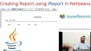 How to create iReport in Netbeans IDE