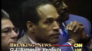 Shocking O.J. Simpson Verdict as it happened.