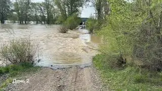 Разлив реки Абакан. г. Абакан 2021